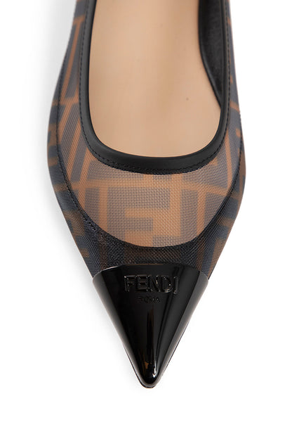 FENDI WOMAN BROWN FLATS