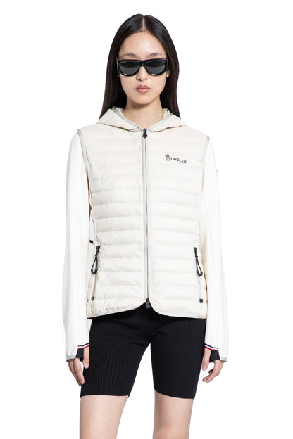 MONCLER GRENOBLE WOMAN OFF-WHITE JACKETS