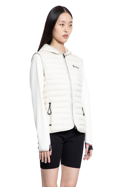 MONCLER GRENOBLE WOMAN OFF-WHITE JACKETS