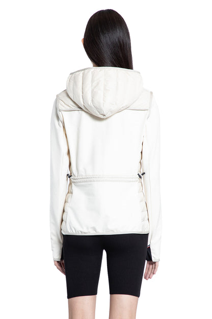 MONCLER GRENOBLE WOMAN OFF-WHITE JACKETS