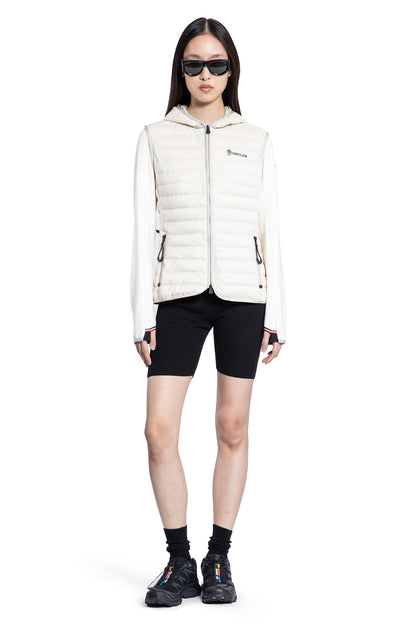 MONCLER GRENOBLE WOMAN OFF-WHITE JACKETS