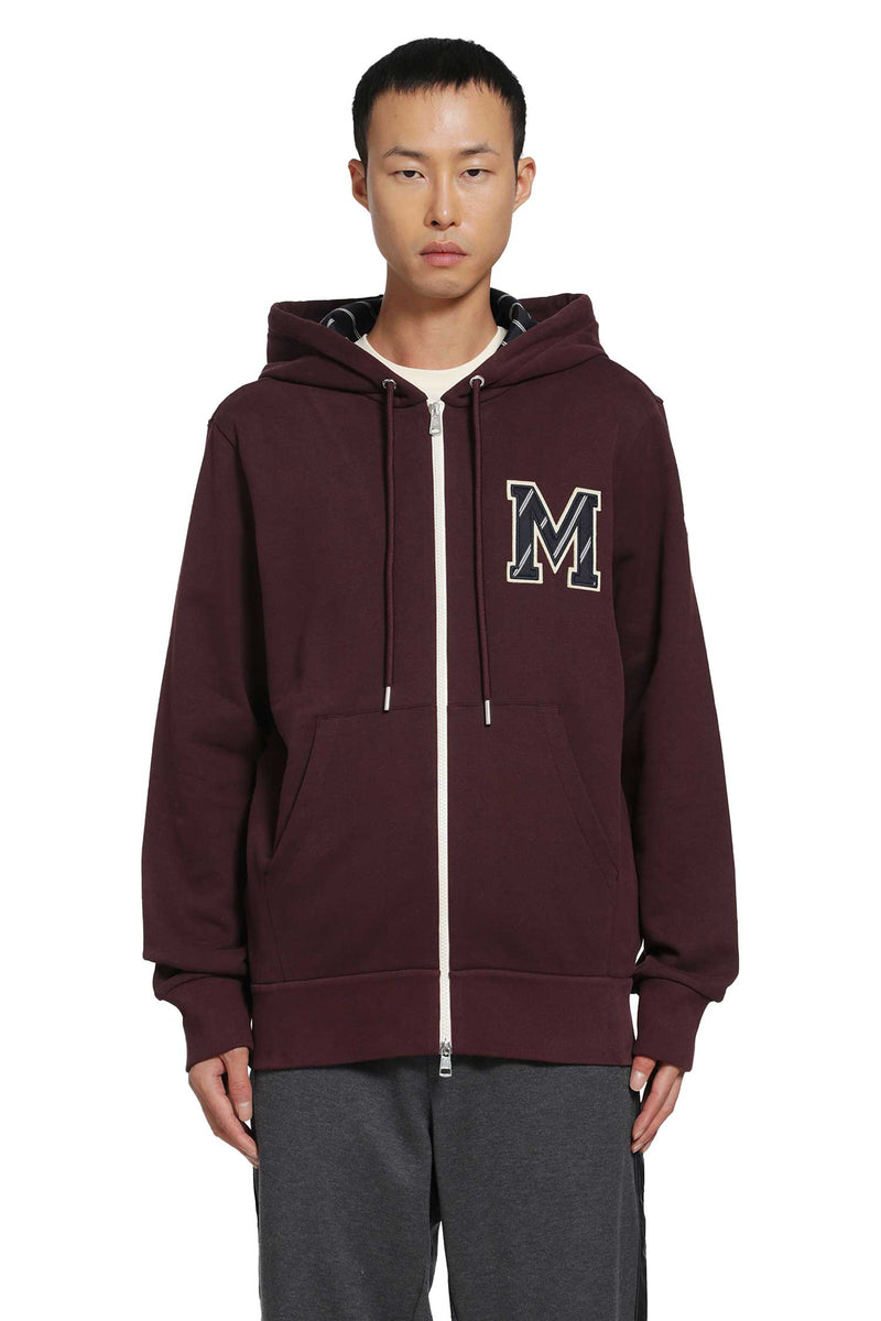 MONCLER Monogram Zip-Up Hoodie man
