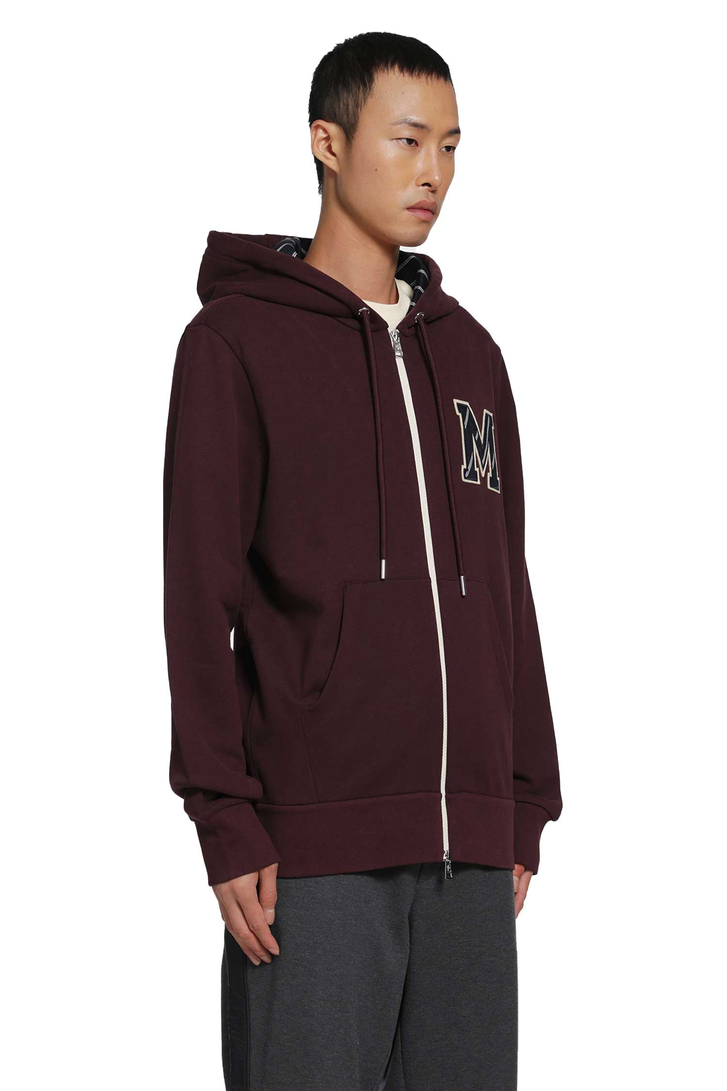 Monogram Zip-Up Hoodie