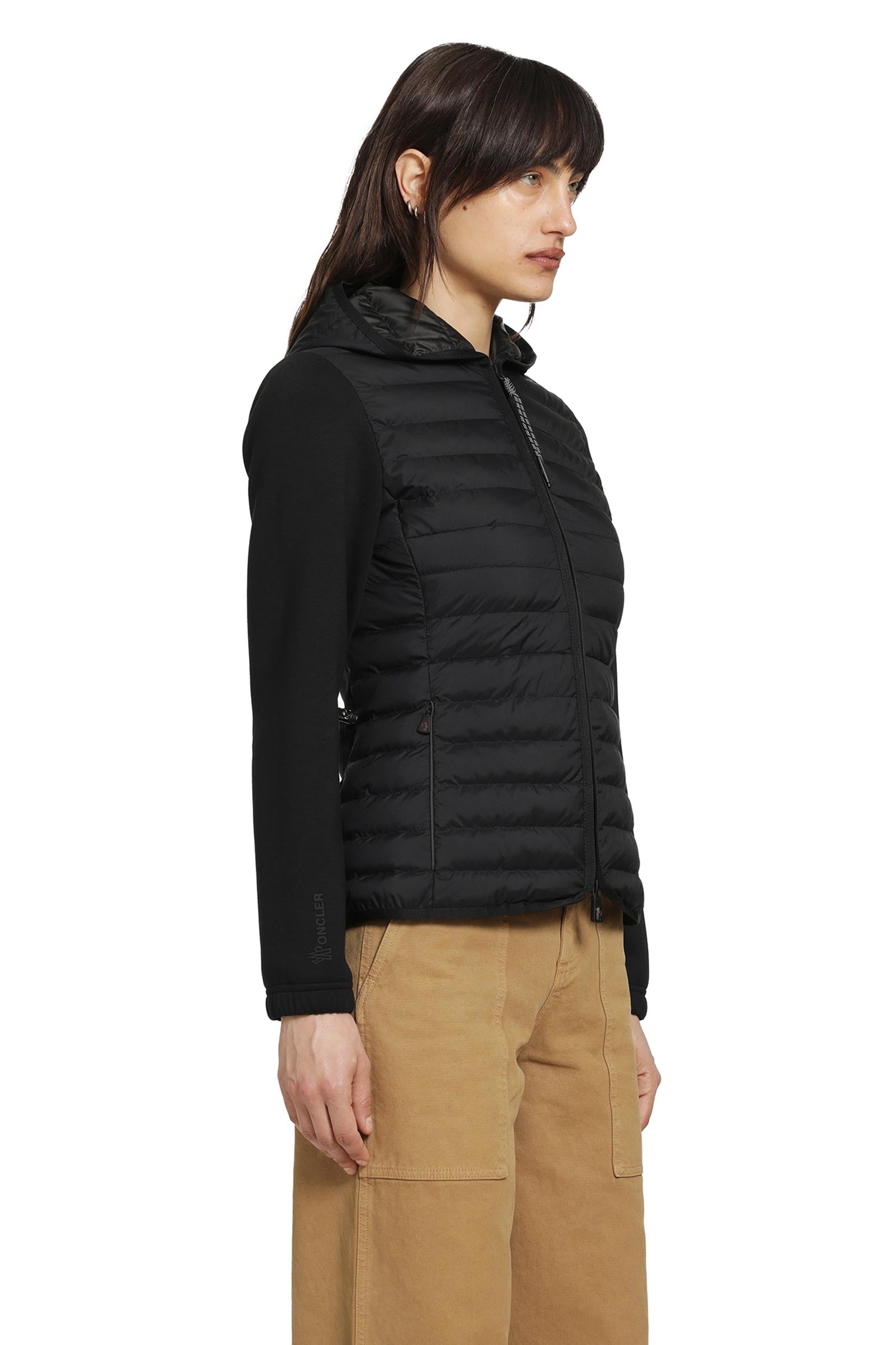 Padded Zip-Up Sweatshirt