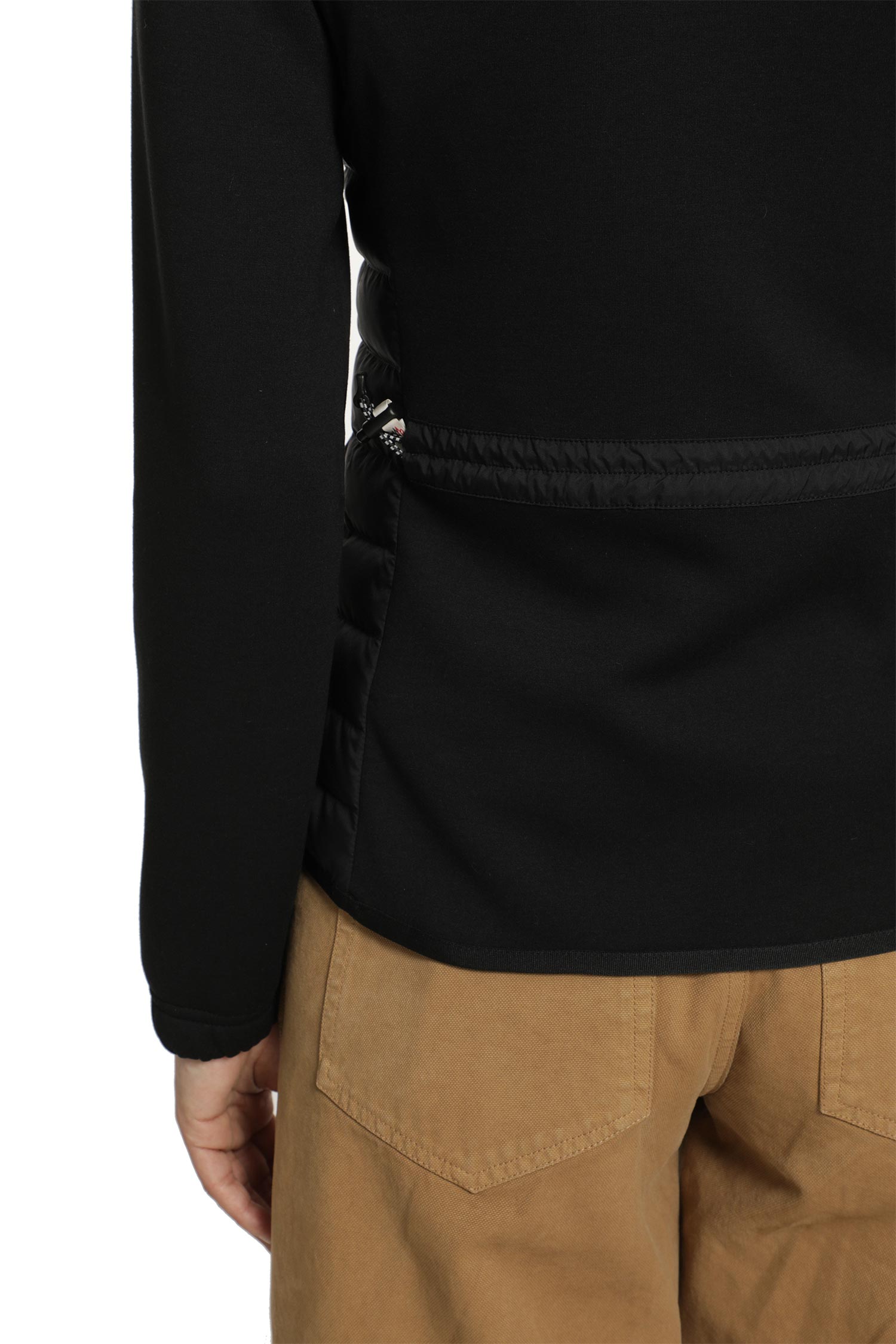 Padded Zip-Up Sweatshirt