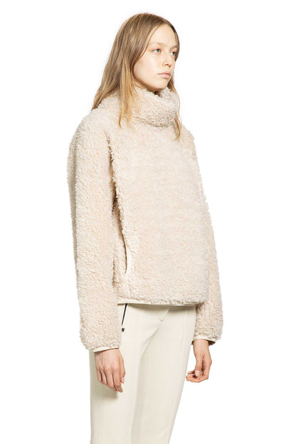 MONCLER GRENOBLE WOMAN BEIGE SWEATSHIRTS