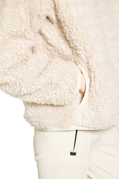 MONCLER GRENOBLE WOMAN BEIGE SWEATSHIRTS