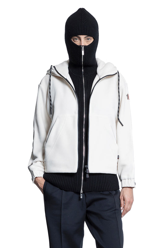 MONCLER GRENOBLE WOMAN OFF-WHITE SWEATSHIRTS