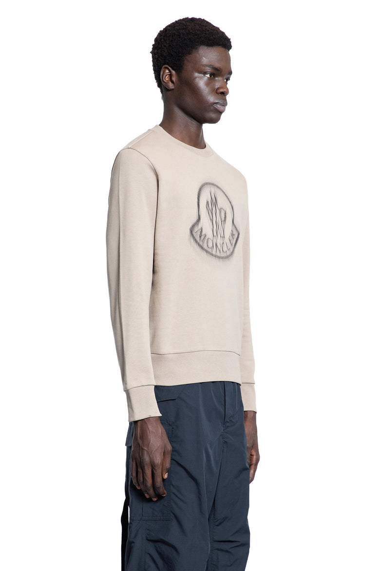 MONCLER MAN BEIGE SWEATSHIRTS