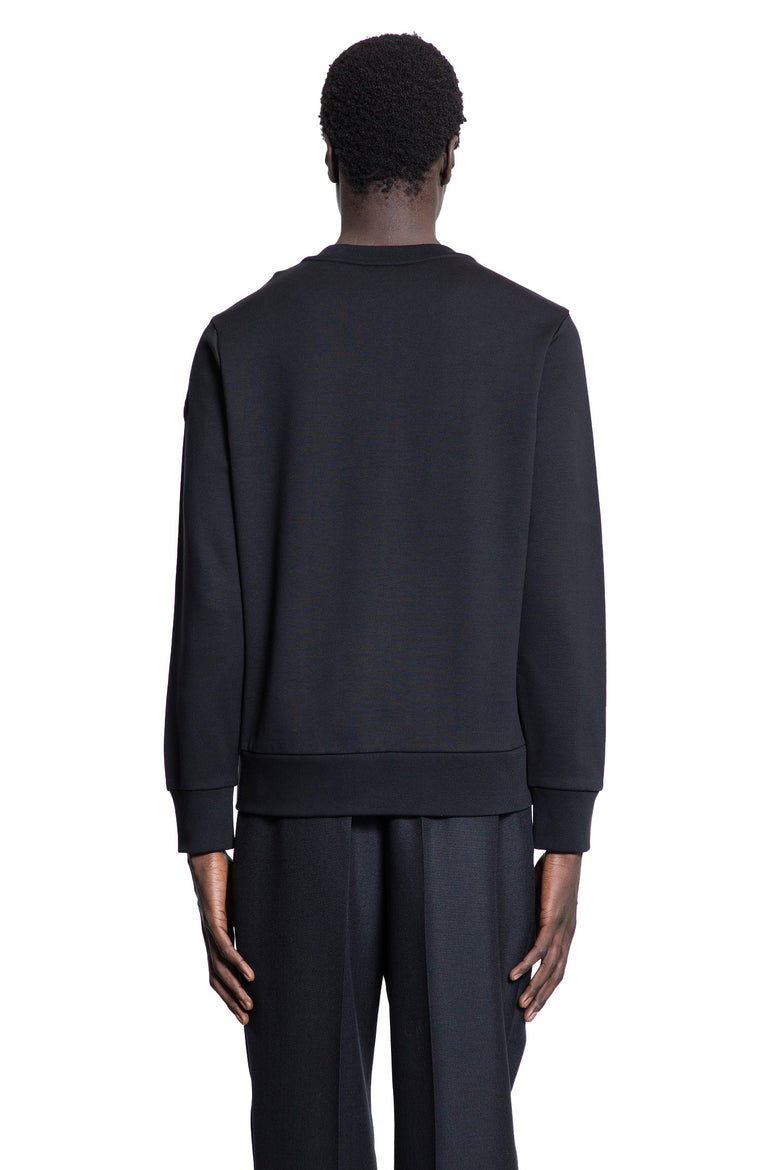 MONCLER MAN BLACK SWEATSHIRTS