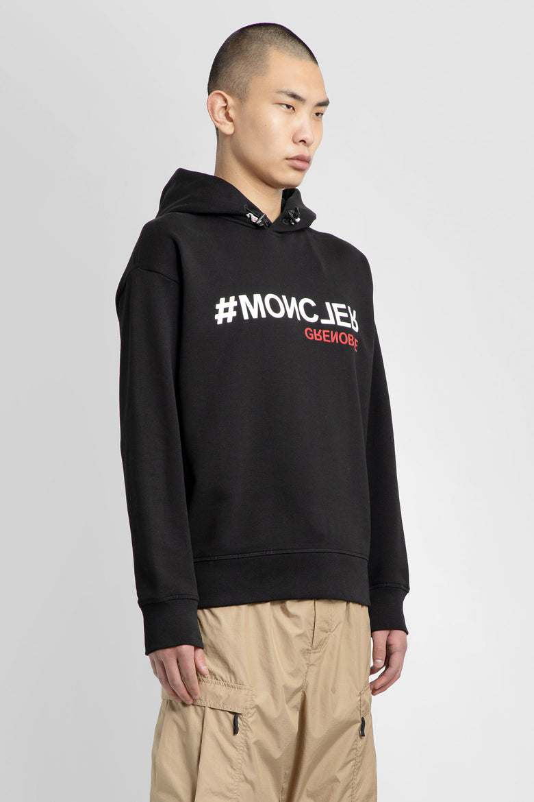 MONCLER GRENOBLE MAN BLACK SWEATSHIRTS