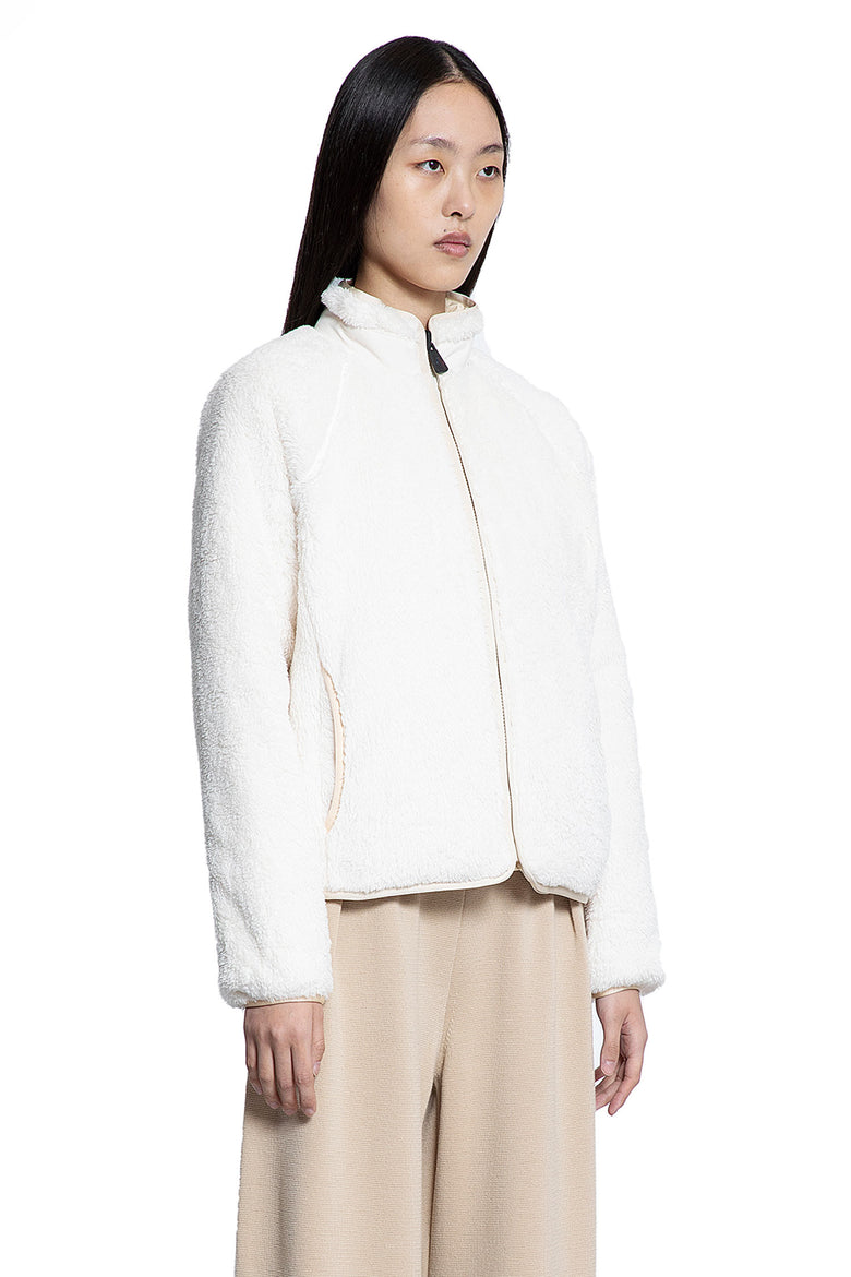 MONCLER GRENOBLE WOMAN OFF-WHITE JACKETS