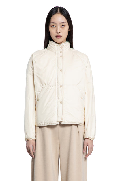 MONCLER GRENOBLE WOMAN OFF-WHITE JACKETS