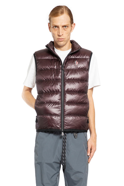 MONCLER GRENOBLE MAN BROWN VESTS