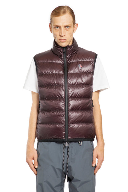 MONCLER GRENOBLE MAN BROWN VESTS