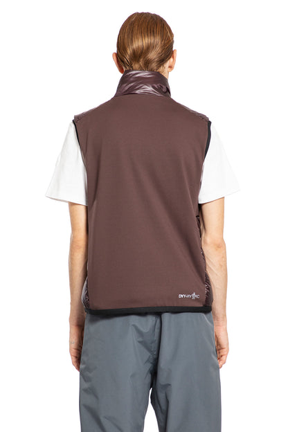 MONCLER GRENOBLE MAN BROWN VESTS