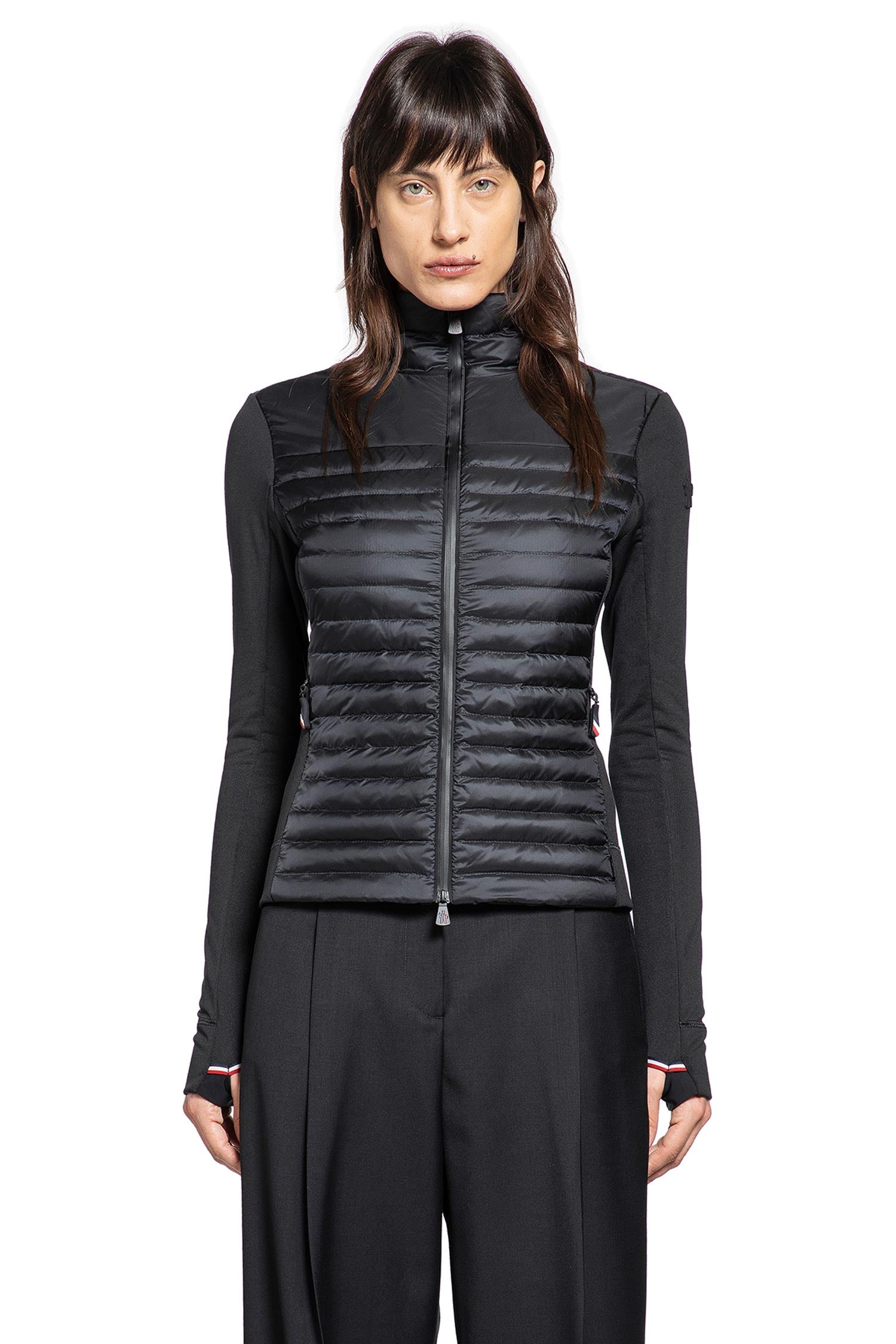 Padded Zip-Up Sweatshirt