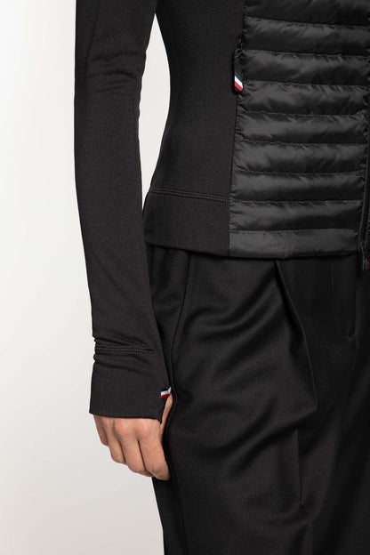 Padded Zip-Up Sweatshirt