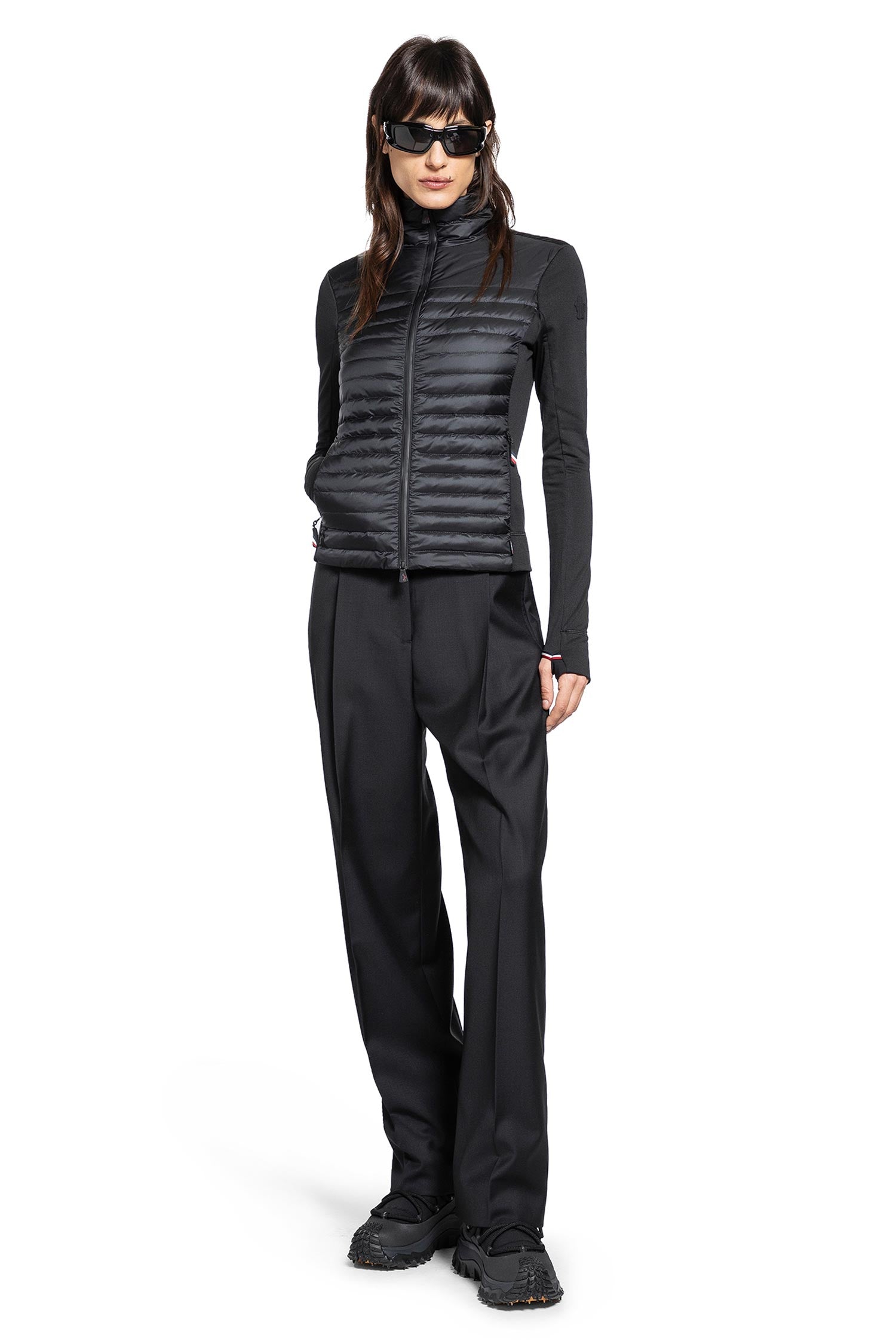 Padded Zip-Up Sweatshirt