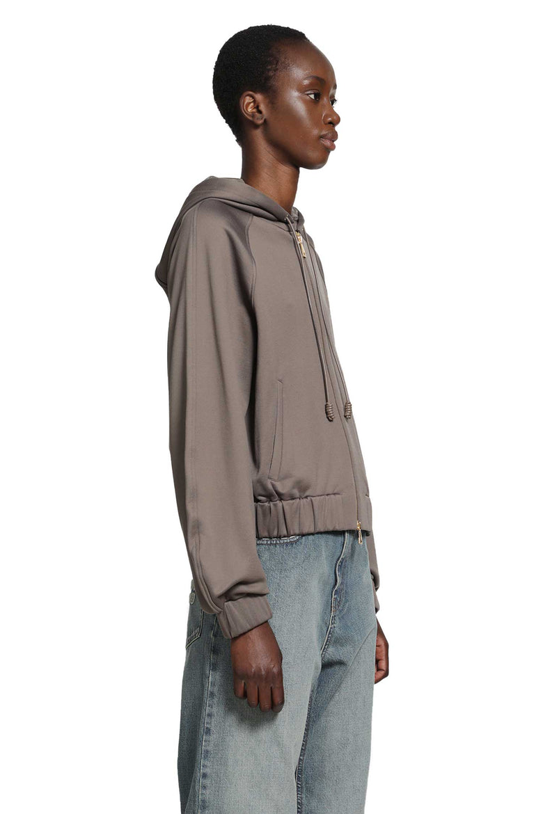 
              MONCLER Fleece Zip Up Hoodie woman
            