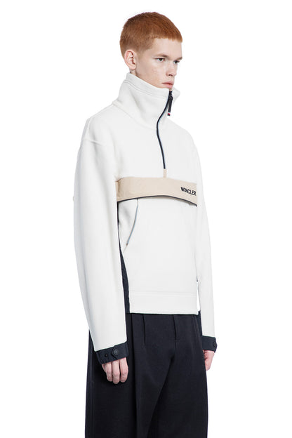 MONCLER GRENOBLE MAN OFF-WHITE SWEATSHIRTS