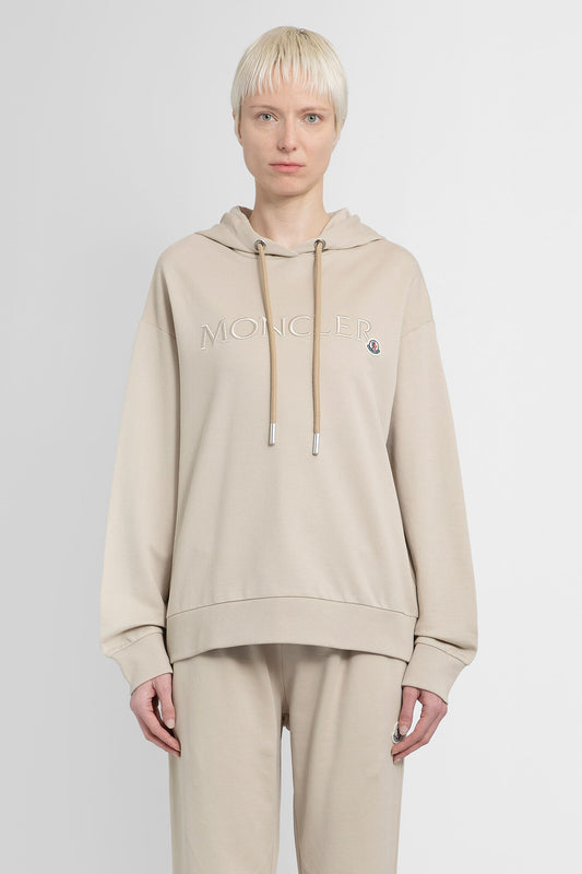 MONCLER WOMAN BEIGE SWEATSHIRTS