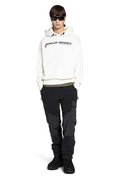 MONCLER GRENOBLE MAN WHITE SWEATSHIRTS