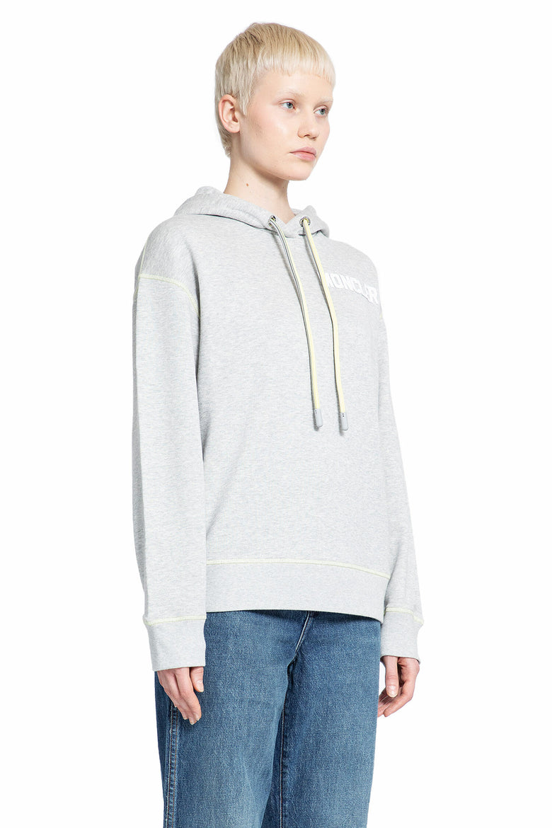 MONCLER WOMAN GREY SWEATSHIRTS