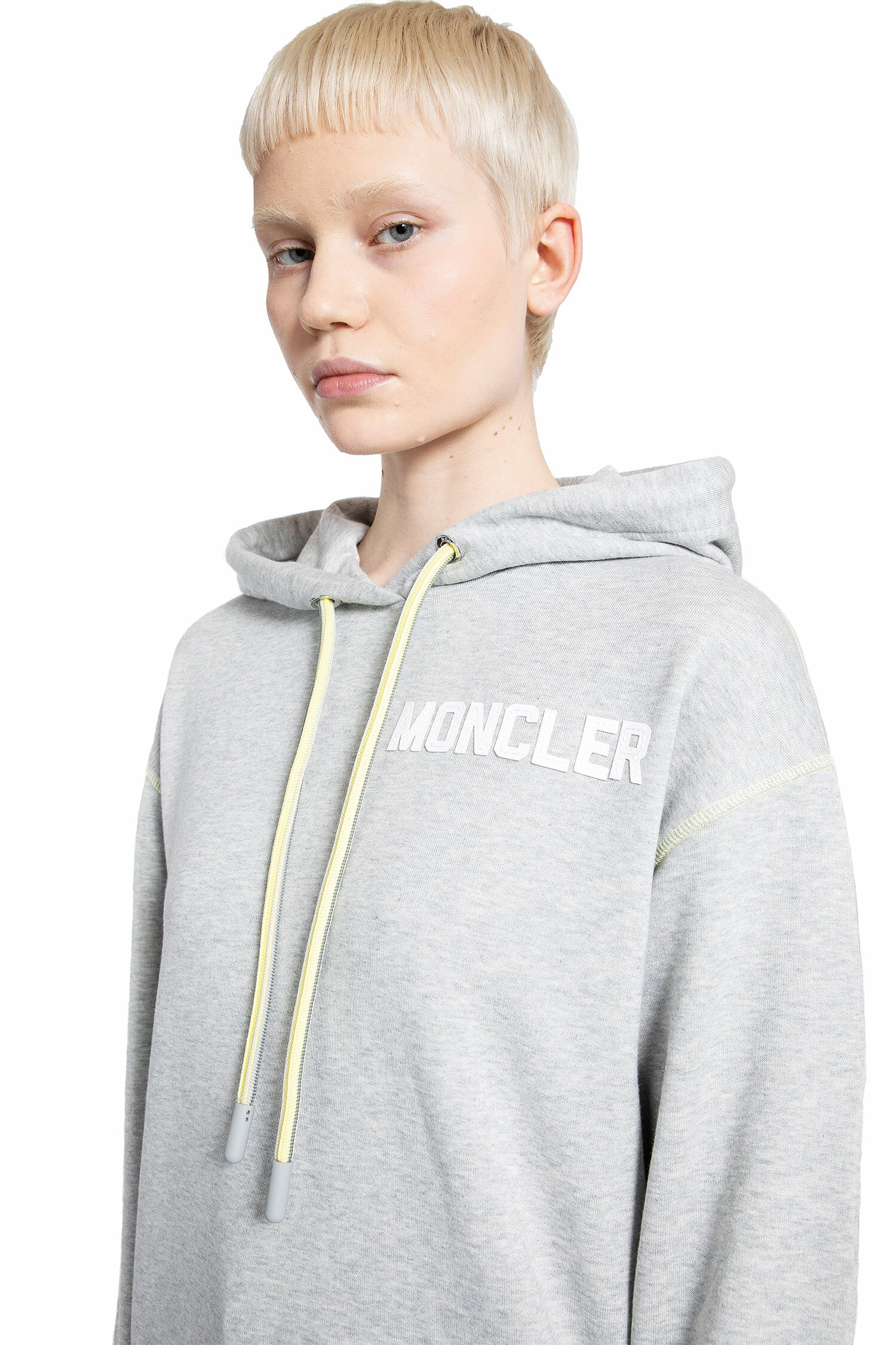 MONCLER WOMAN GREY SWEATSHIRTS