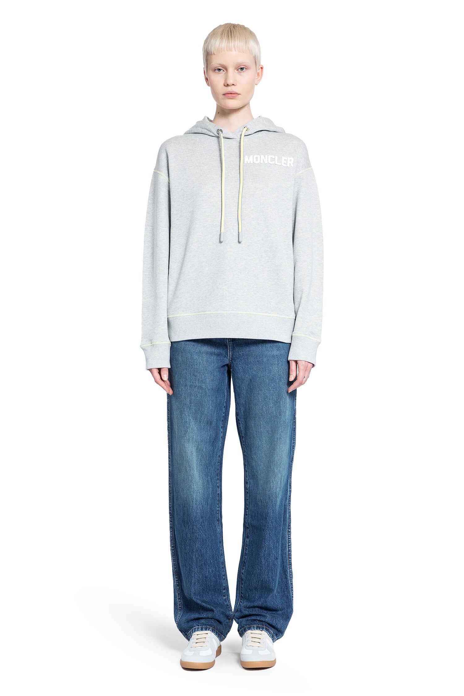 MONCLER WOMAN GREY SWEATSHIRTS