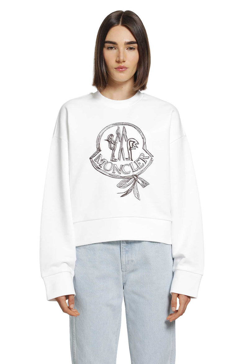 MONCLER Ribbon Logo Sweatshirt woman