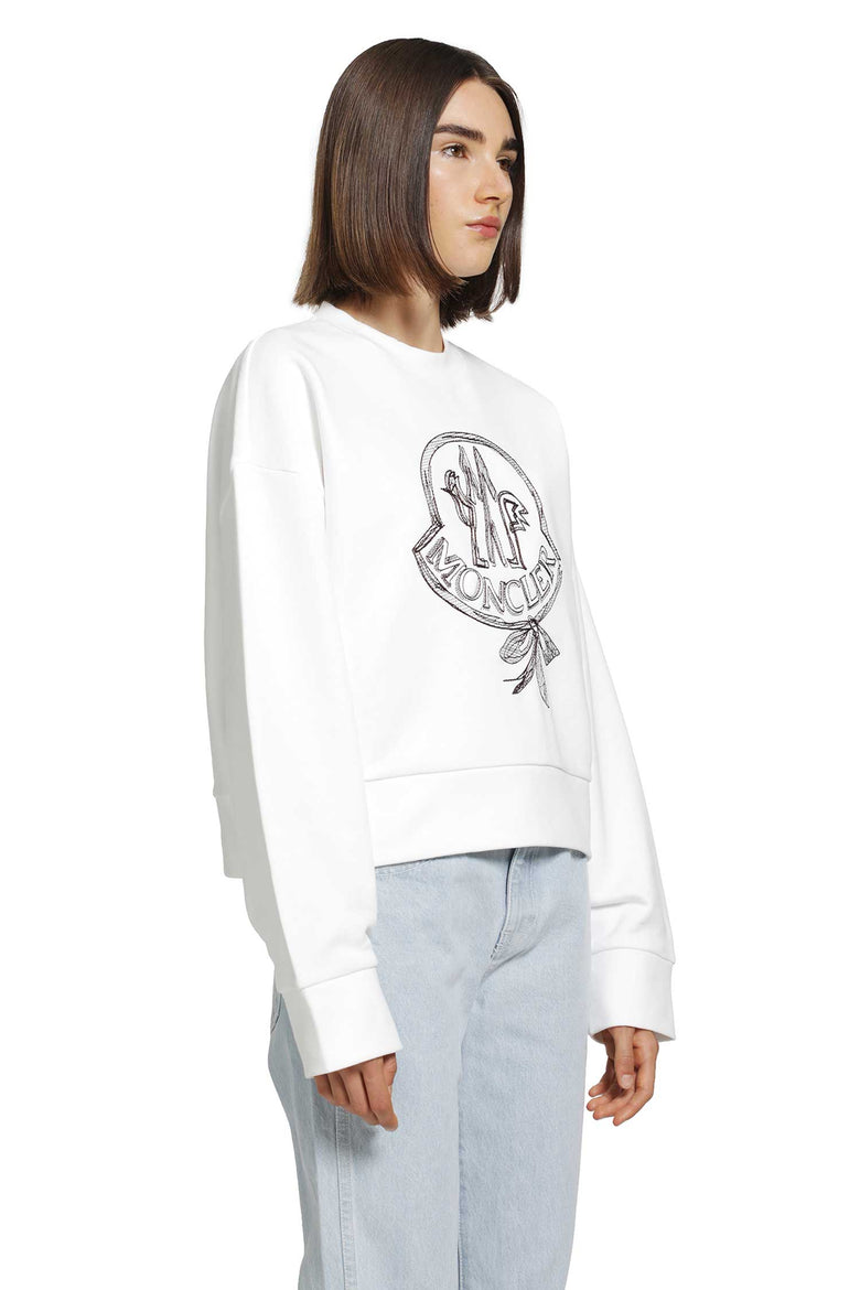 
              MONCLER Ribbon Logo Sweatshirt woman
            