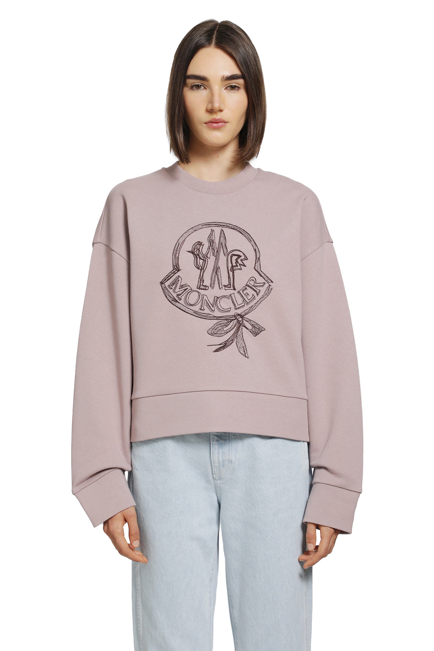 MONCLER Ribbon Logo Sweatshirt woman