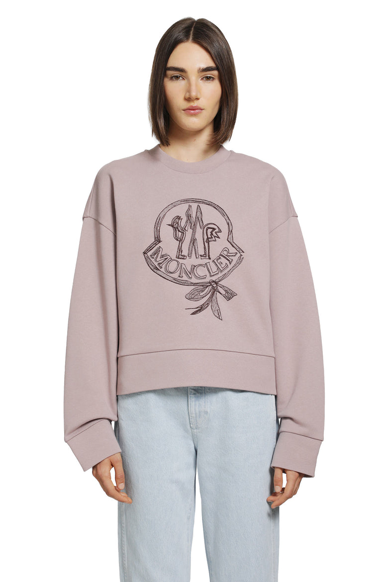 MONCLER Ribbon Logo Sweatshirt woman