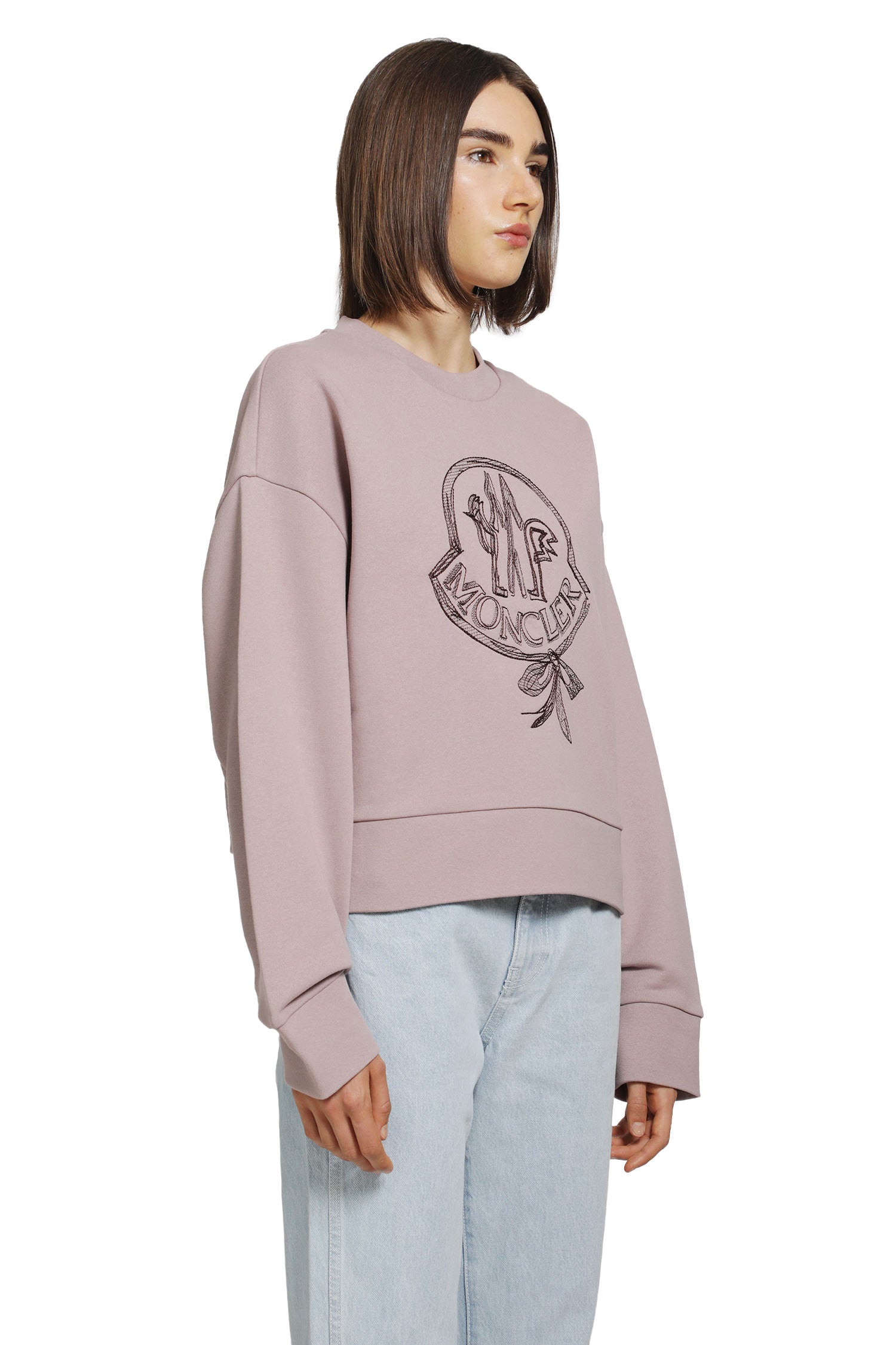 MONCLER Ribbon Logo Sweatshirt woman