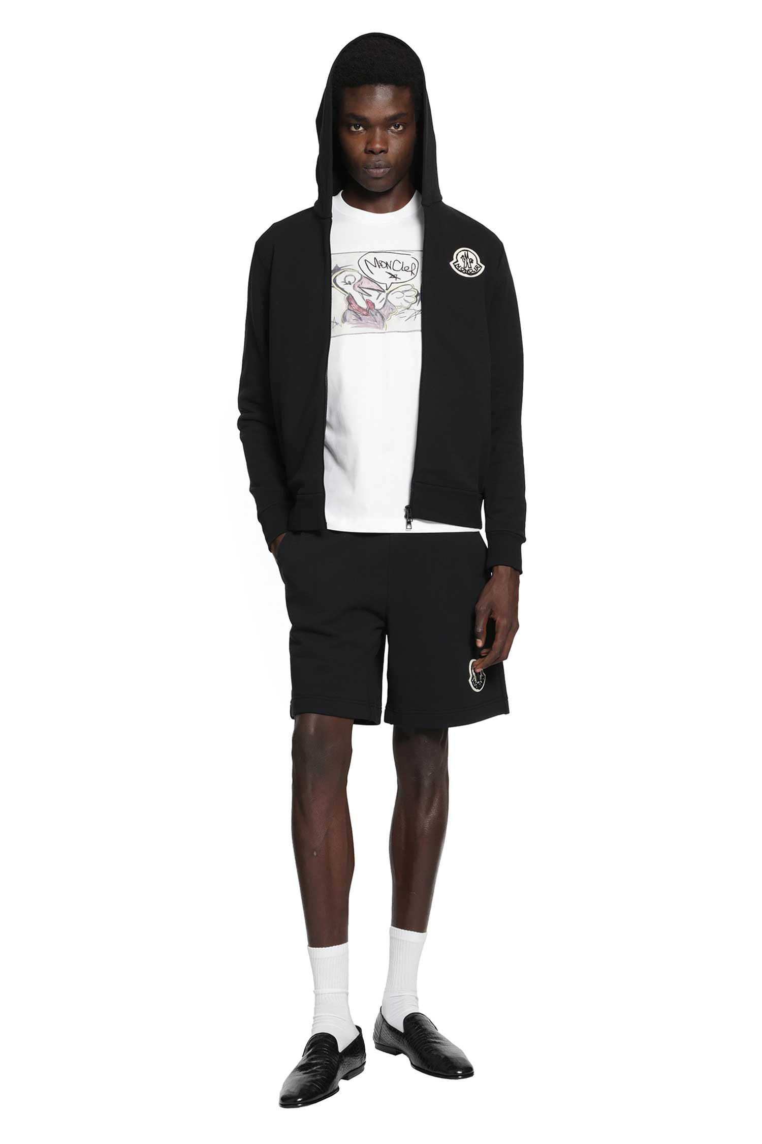 Logo Cotton Zip-Up Coodie