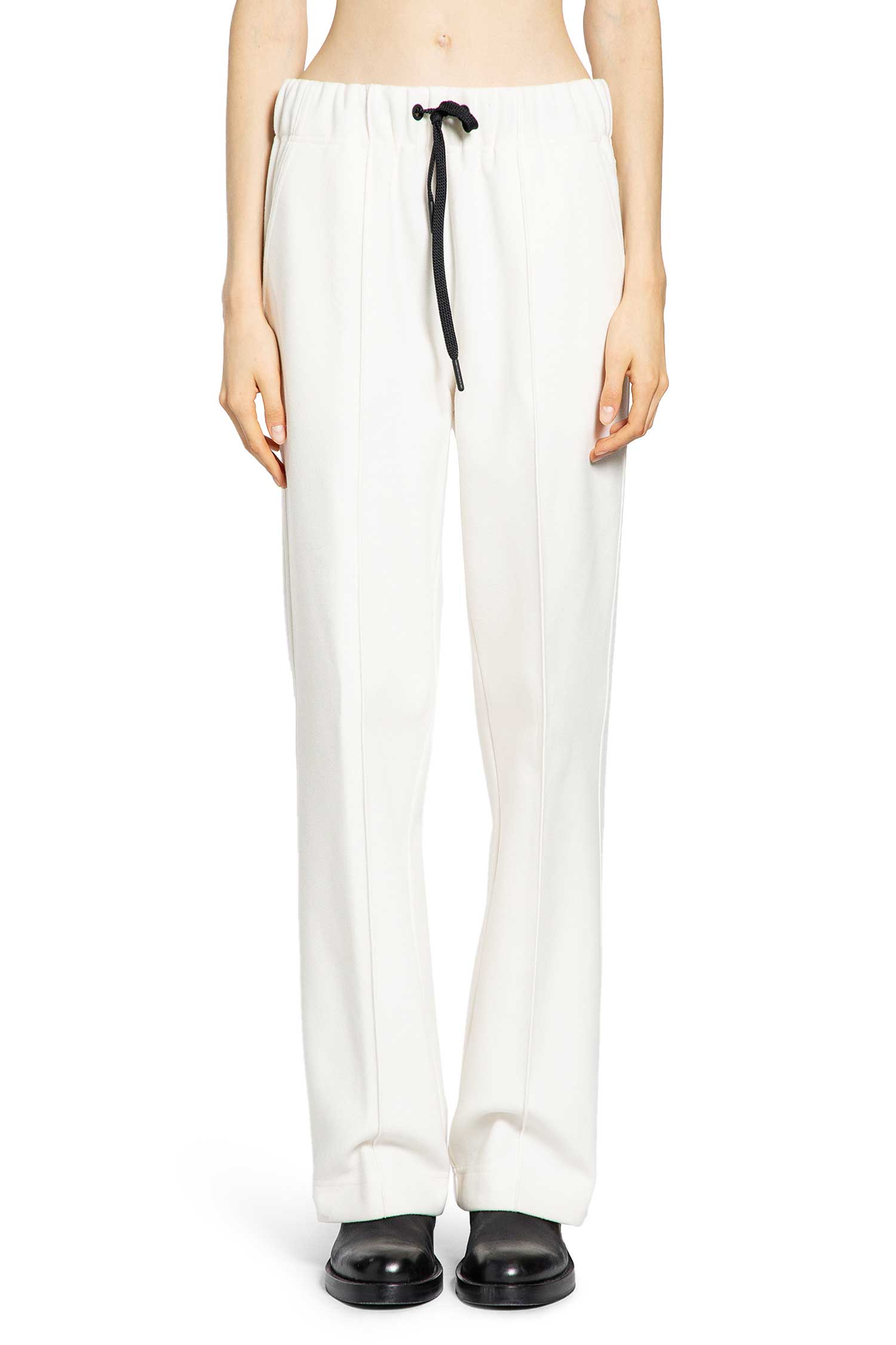 MONCLER GRENOBLE WOMAN WHITE TROUSERS