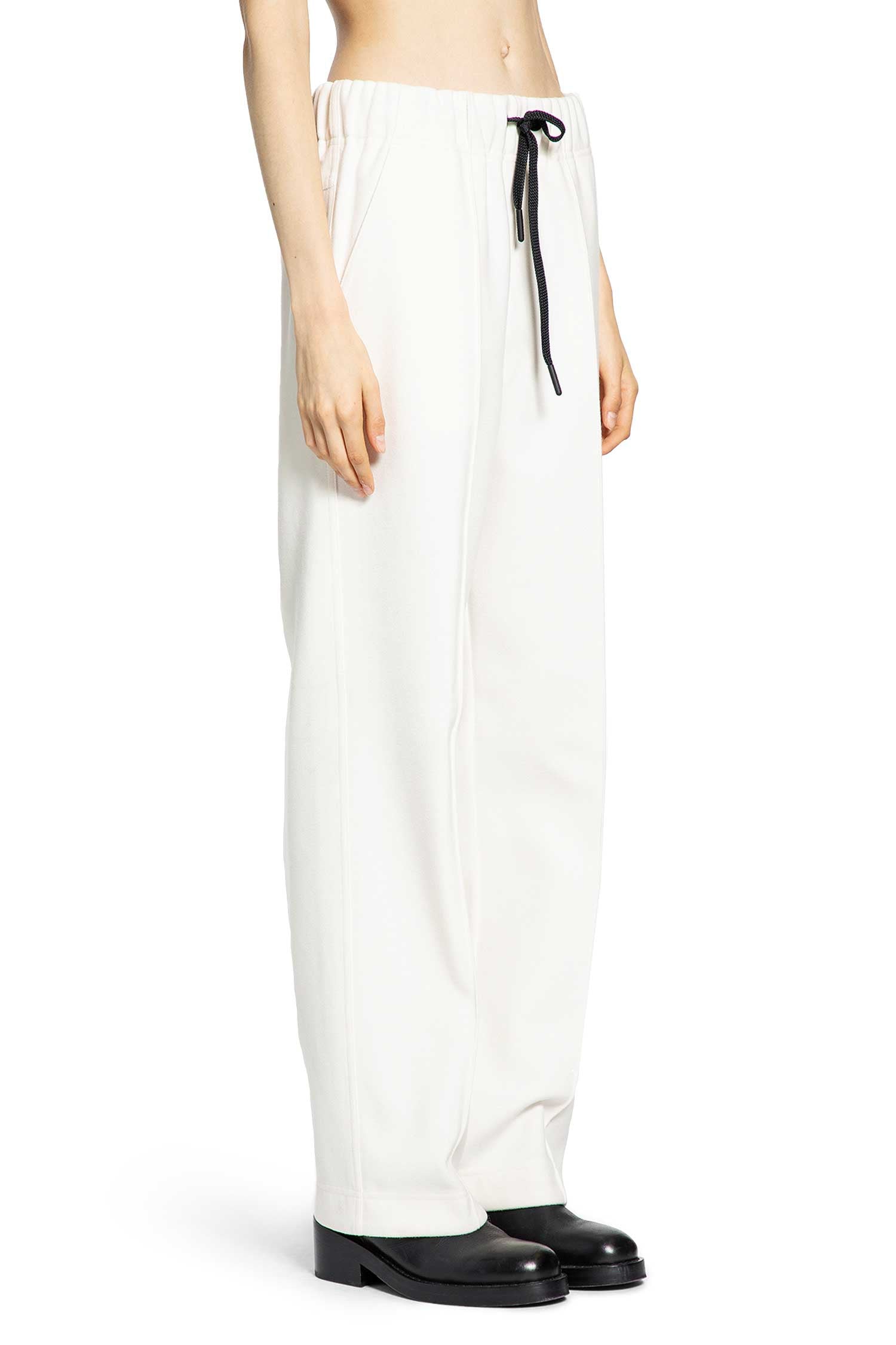 MONCLER GRENOBLE WOMAN WHITE TROUSERS