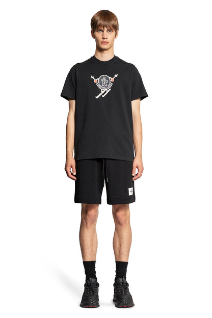 MONCLER MAN BLACK SHORTS & SKIRTS