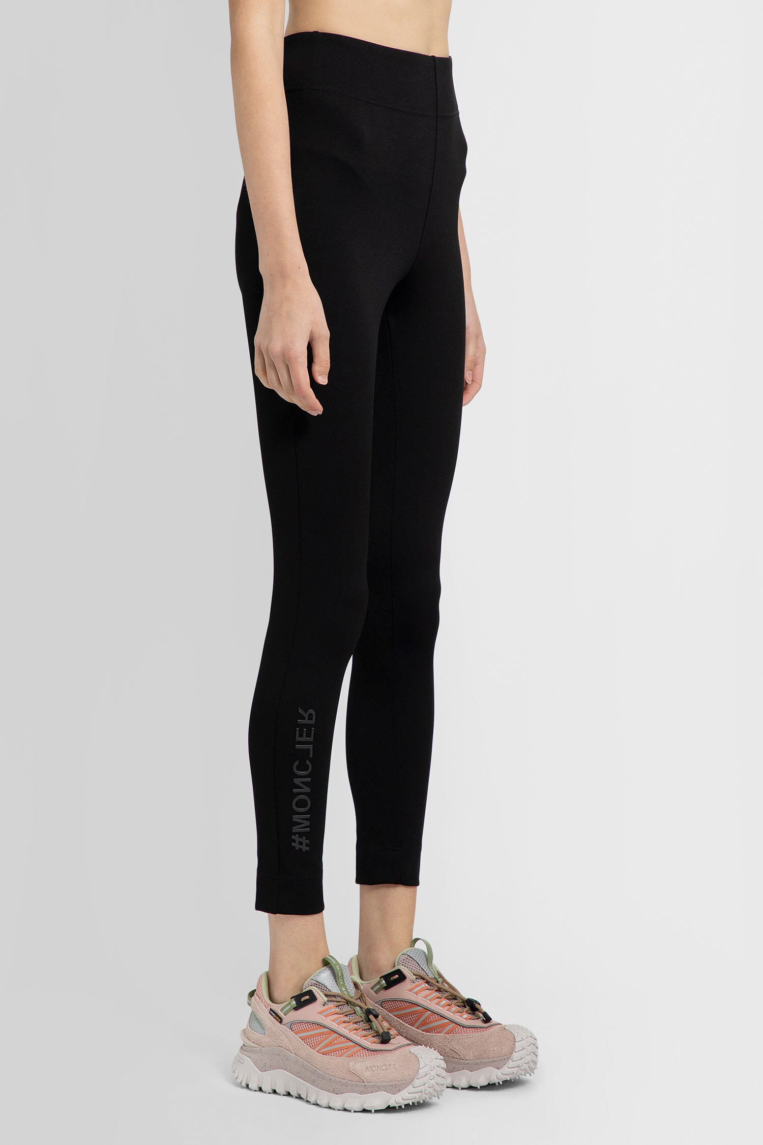 MONCLER GRENOBLE WOMAN BLACK TROUSERS