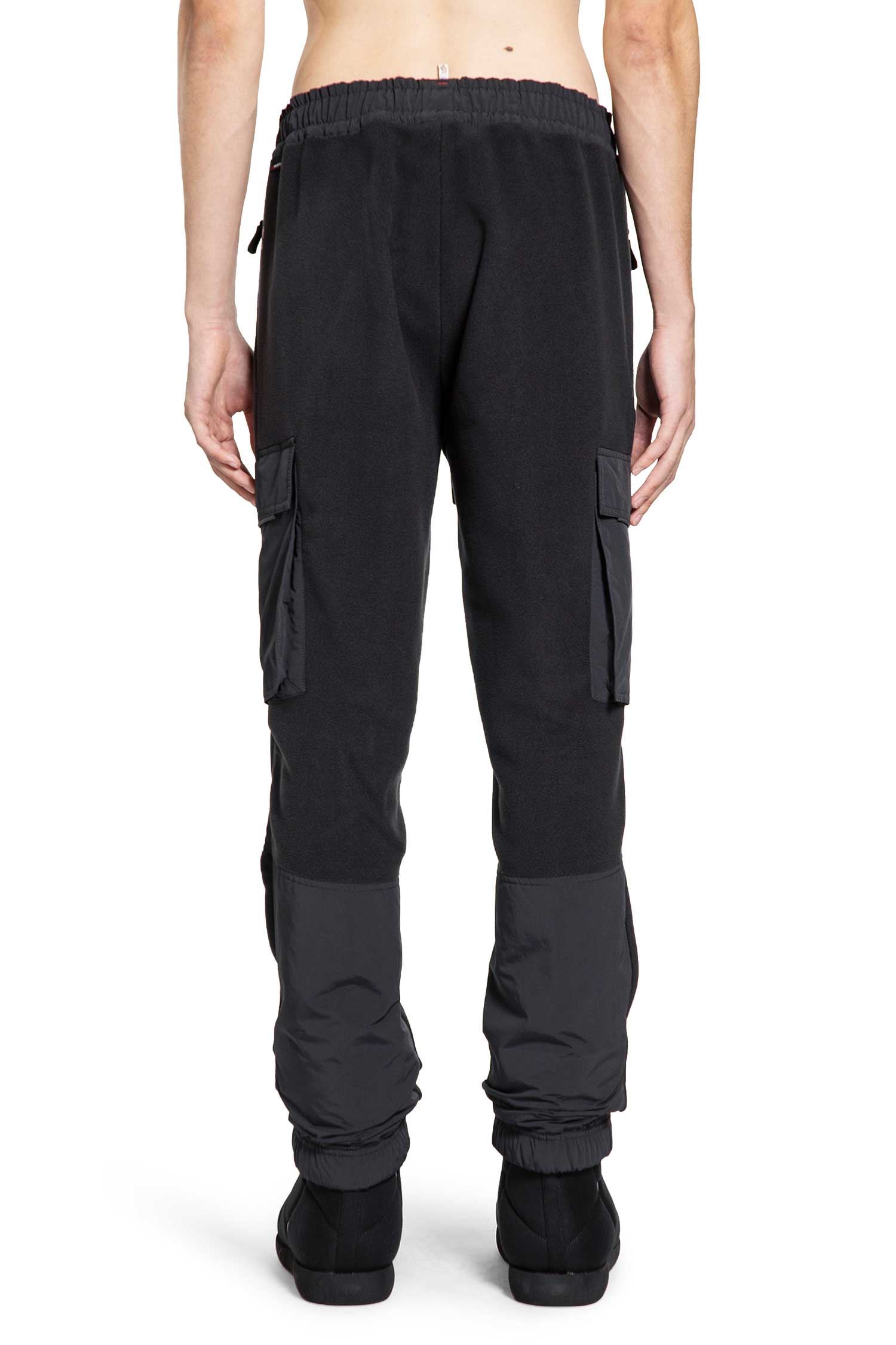 MONCLER GRENOBLE MAN BLACK TROUSERS