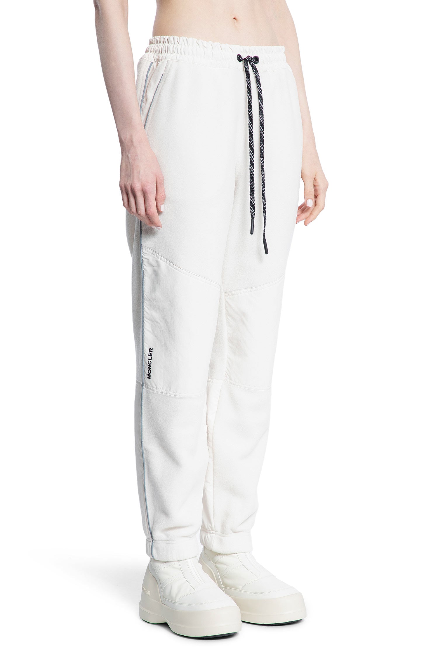 MONCLER GRENOBLE WOMAN WHITE TROUSERS