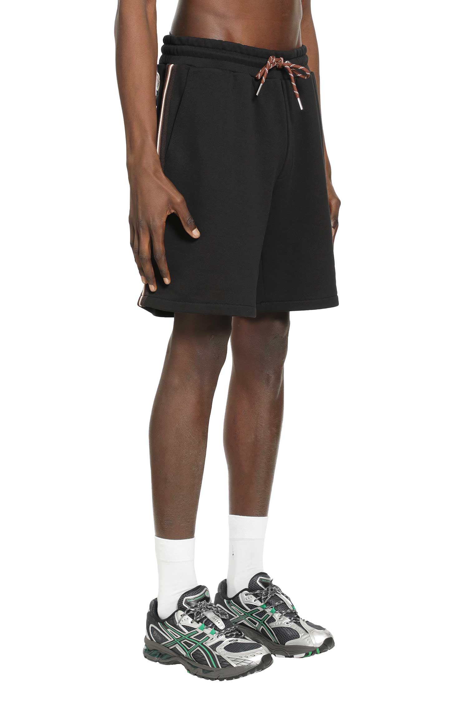 Striped Logo Sweat Shorts