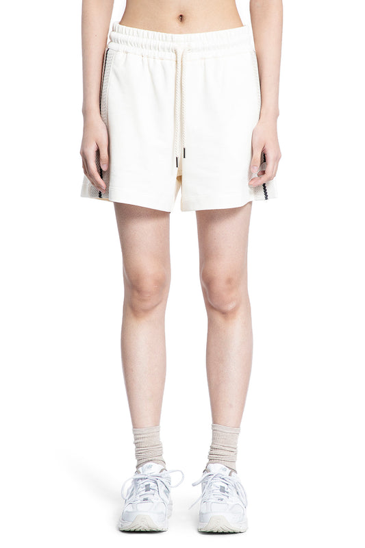 MONCLER WOMAN OFF-WHITE SHORTS