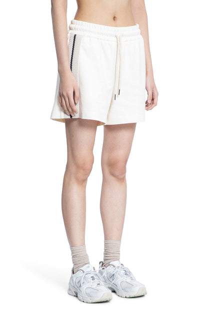 MONCLER WOMAN OFF-WHITE SHORTS