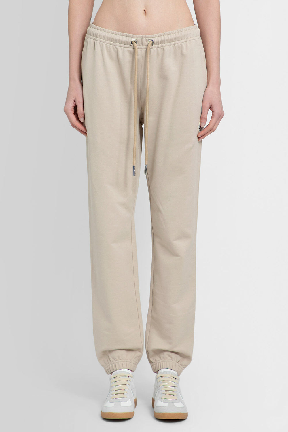 MONCLER WOMAN BEIGE TROUSERS