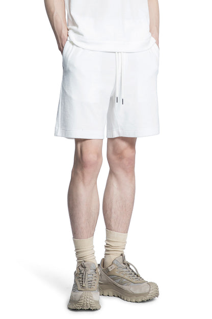 MONCLER MAN WHITE SHORTS & SKIRTS