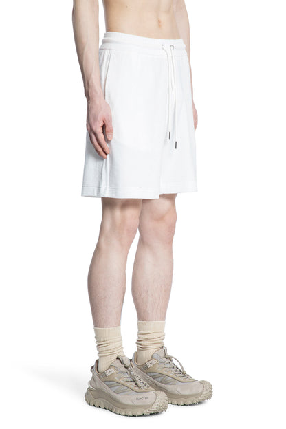 MONCLER MAN WHITE SHORTS & SKIRTS