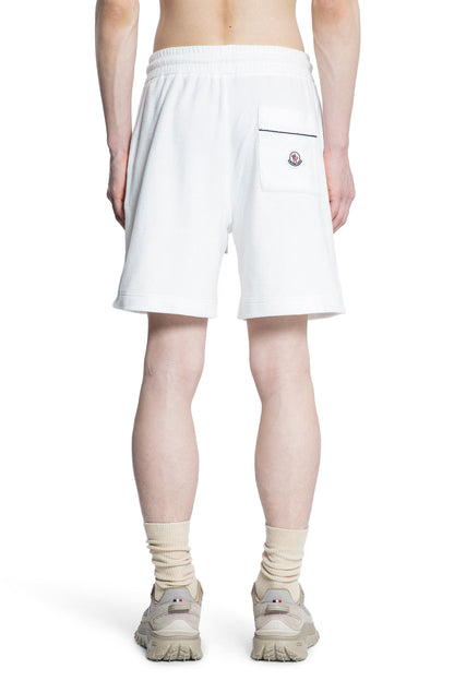 MONCLER MAN WHITE SHORTS & SKIRTS