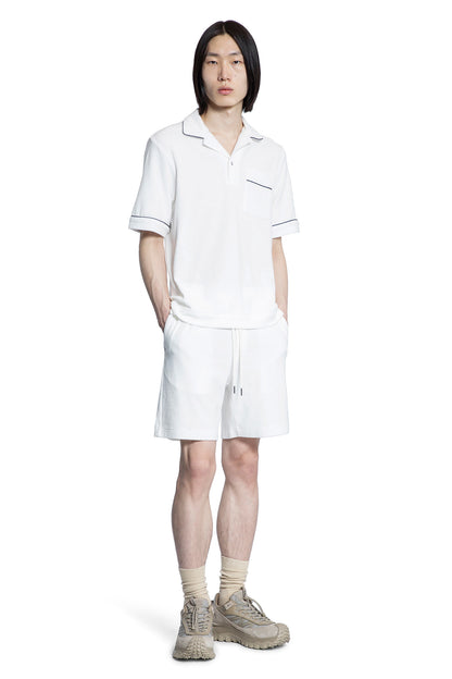 MONCLER MAN WHITE SHORTS & SKIRTS